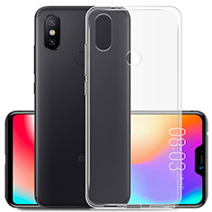 Custodia Silicone Trasparente Ultra Slim Morbida per Xiaomi Mi A2 Lite Chiaro