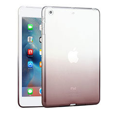 Custodia Silicone Trasparente Ultra Slim Morbida Sfumato per Apple iPad Mini Grigio