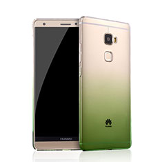 Custodia Silicone Trasparente Ultra Slim Morbida Sfumato per Huawei Mate S Verde