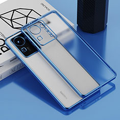 Custodia Silicone Trasparente Ultra Sottile Cover Morbida AK1 per Xiaomi Mi Mix 4 5G Blu