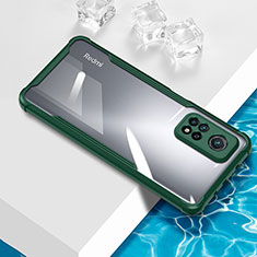 Custodia Silicone Trasparente Ultra Sottile Cover Morbida BH1 per Xiaomi Mi 10T 5G Verde