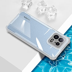 Custodia Silicone Trasparente Ultra Sottile Cover Morbida BH1 per Xiaomi Mi 13 Pro 5G Bianco
