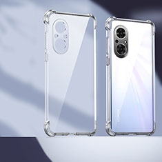 Custodia Silicone Trasparente Ultra Sottile Cover Morbida D01 per Huawei Nova 9 SE Chiaro