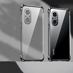 Custodia Silicone Trasparente Ultra Sottile Cover Morbida D01 per Huawei Nova 9 SE Nero