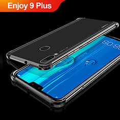 Custodia Silicone Trasparente Ultra Sottile Cover Morbida H01 per Huawei Enjoy 9 Plus Nero