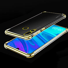 Custodia Silicone Trasparente Ultra Sottile Cover Morbida H01 per Huawei Honor 20E Oro