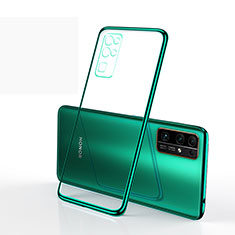 Custodia Silicone Trasparente Ultra Sottile Cover Morbida H01 per Huawei Honor 30 Verde