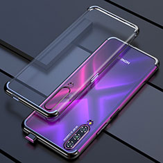 Custodia Silicone Trasparente Ultra Sottile Cover Morbida H01 per Huawei Honor 9X Pro Nero