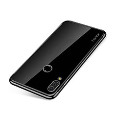 Custodia Silicone Trasparente Ultra Sottile Cover Morbida H01 per Huawei Honor Note 10 Nero