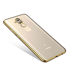 Custodia Silicone Trasparente Ultra Sottile Cover Morbida H01 per Huawei Maimang 7 Oro