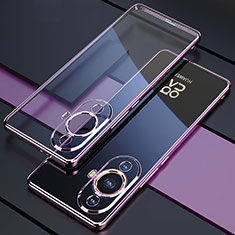 Custodia Silicone Trasparente Ultra Sottile Cover Morbida H01 per Huawei Nova 11 Ultra Viola