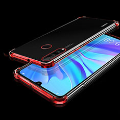 Custodia Silicone Trasparente Ultra Sottile Cover Morbida H01 per Huawei Nova 4e Rosso