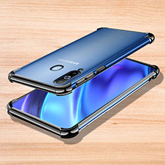Custodia Silicone Trasparente Ultra Sottile Cover Morbida H01 per Samsung Galaxy A8s SM-G8870 Nero