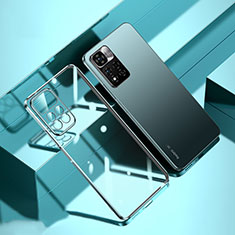 Custodia Silicone Trasparente Ultra Sottile Cover Morbida H01 per Xiaomi Mi 11i 5G (2022) Argento