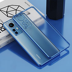 Custodia Silicone Trasparente Ultra Sottile Cover Morbida H01 per Xiaomi Mi 12X 5G Blu