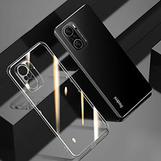Custodia Silicone Trasparente Ultra Sottile Cover Morbida H01 per Xiaomi Poco F3 5G Chiaro