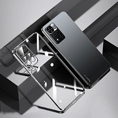 Custodia Silicone Trasparente Ultra Sottile Cover Morbida H01 per Xiaomi Poco X4 NFC Nero