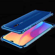 Custodia Silicone Trasparente Ultra Sottile Cover Morbida H01 per Xiaomi Redmi 8A Blu