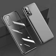 Custodia Silicone Trasparente Ultra Sottile Cover Morbida H01 per Xiaomi Redmi 9 Power Nero