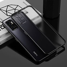 Custodia Silicone Trasparente Ultra Sottile Cover Morbida H01 per Xiaomi Redmi Note 10 5G Nero