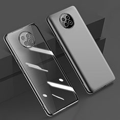 Custodia Silicone Trasparente Ultra Sottile Cover Morbida H01 per Xiaomi Redmi Note 9 5G Nero