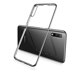 Custodia Silicone Trasparente Ultra Sottile Cover Morbida H02 per Huawei Y9 Prime (2019) Nero