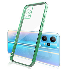 Custodia Silicone Trasparente Ultra Sottile Cover Morbida H02 per Realme Narzo 50 Pro 5G Verde