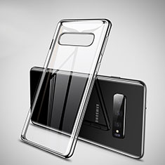 Custodia Silicone Trasparente Ultra Sottile Cover Morbida H02 per Samsung Galaxy S10 5G Nero