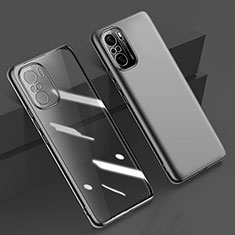 Custodia Silicone Trasparente Ultra Sottile Cover Morbida H02 per Xiaomi Mi 11i 5G Nero