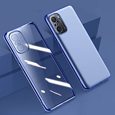 Custodia Silicone Trasparente Ultra Sottile Cover Morbida H02 per Xiaomi Mi 11X 5G Blu