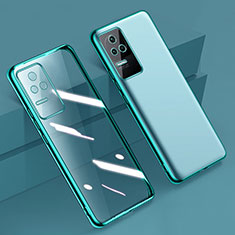 Custodia Silicone Trasparente Ultra Sottile Cover Morbida H02 per Xiaomi Redmi K50 Pro 5G Verde