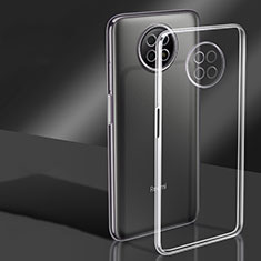 Custodia Silicone Trasparente Ultra Sottile Cover Morbida H02 per Xiaomi Redmi Note 9T 5G Chiaro