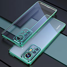 Custodia Silicone Trasparente Ultra Sottile Cover Morbida H03 per Xiaomi Mi 12S Pro 5G Verde