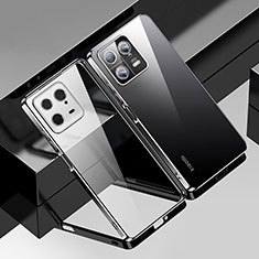 Custodia Silicone Trasparente Ultra Sottile Cover Morbida H03 per Xiaomi Mi 13 Pro 5G Nero