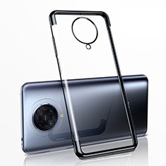 Custodia Silicone Trasparente Ultra Sottile Cover Morbida H03 per Xiaomi Poco F2 Pro Nero