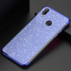 Custodia Silicone Trasparente Ultra Sottile Cover Morbida H04 per Huawei Nova 3e Blu