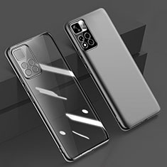 Custodia Silicone Trasparente Ultra Sottile Cover Morbida H04 per Xiaomi Mi 11i 5G (2022) Nero