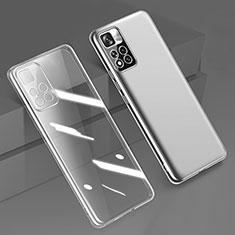 Custodia Silicone Trasparente Ultra Sottile Cover Morbida H04 per Xiaomi Poco X4 NFC Chiaro