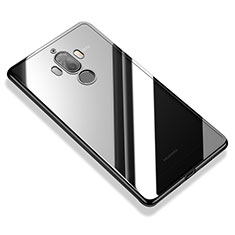 Custodia Silicone Trasparente Ultra Sottile Cover Morbida H05 per Huawei Mate 9 Nero