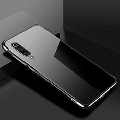 Custodia Silicone Trasparente Ultra Sottile Cover Morbida H08 per Xiaomi Mi 9 Nero