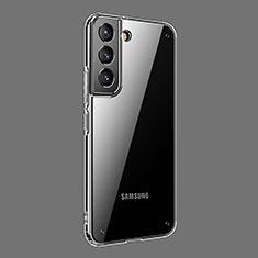 Custodia Silicone Trasparente Ultra Sottile Cover Morbida H11 per Samsung Galaxy S21 5G Grigio