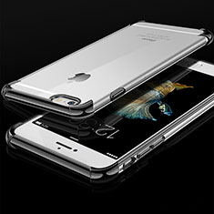 Custodia Silicone Trasparente Ultra Sottile Cover Morbida HC01 per Apple iPhone 6 Nero