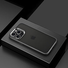 Custodia Silicone Trasparente Ultra Sottile Cover Morbida LD8 per Apple iPhone 14 Pro Max Nero
