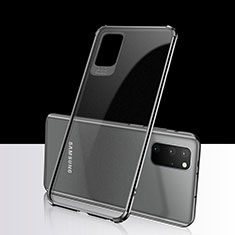 Custodia Silicone Trasparente Ultra Sottile Cover Morbida S03 per Samsung Galaxy S20 Plus 5G Nero
