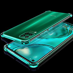Custodia Silicone Trasparente Ultra Sottile Cover Morbida S04 per Huawei P40 Lite Verde