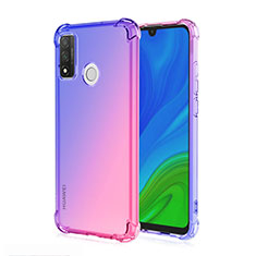 Custodia Silicone Trasparente Ultra Sottile Cover Morbida Sfumato H01 per Huawei Nova Lite 3 Plus Viola