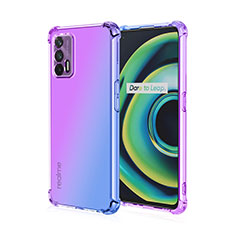 Custodia Silicone Trasparente Ultra Sottile Cover Morbida Sfumato per Realme GT 5G Lavanda