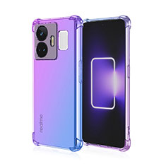 Custodia Silicone Trasparente Ultra Sottile Cover Morbida Sfumato per Realme GT Neo5 240W 5G Lavanda