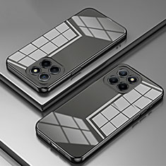 Custodia Silicone Trasparente Ultra Sottile Cover Morbida SY1 per Huawei Honor X8b Nero