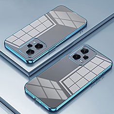 Custodia Silicone Trasparente Ultra Sottile Cover Morbida SY1 per Xiaomi Redmi Note 12 Explorer Blu